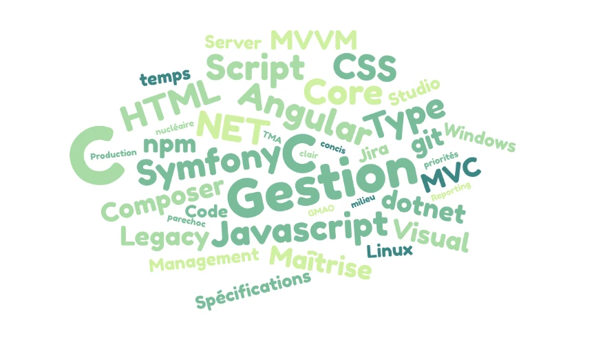 nuage de mots techniques